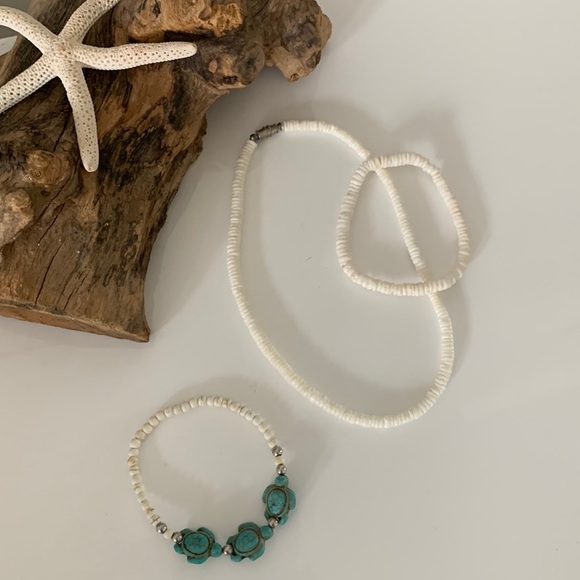 Beachy - necklace,bracelet,anklet. - Picture 2 of 7